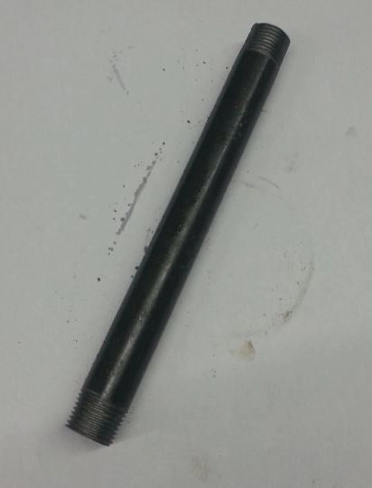 Gebo Double-sided threaded steel spigot 1/2``