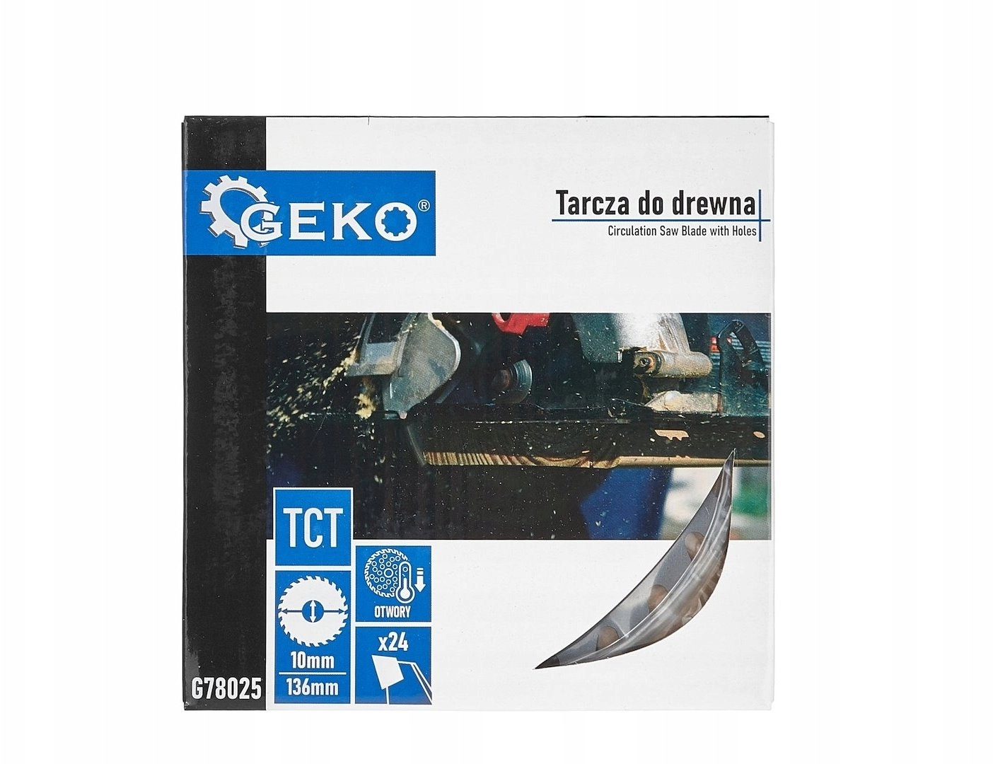 Geko Wood saw blade 136mmx10mmx24T -