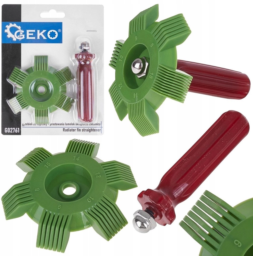 Comb for repair - straightening radiator