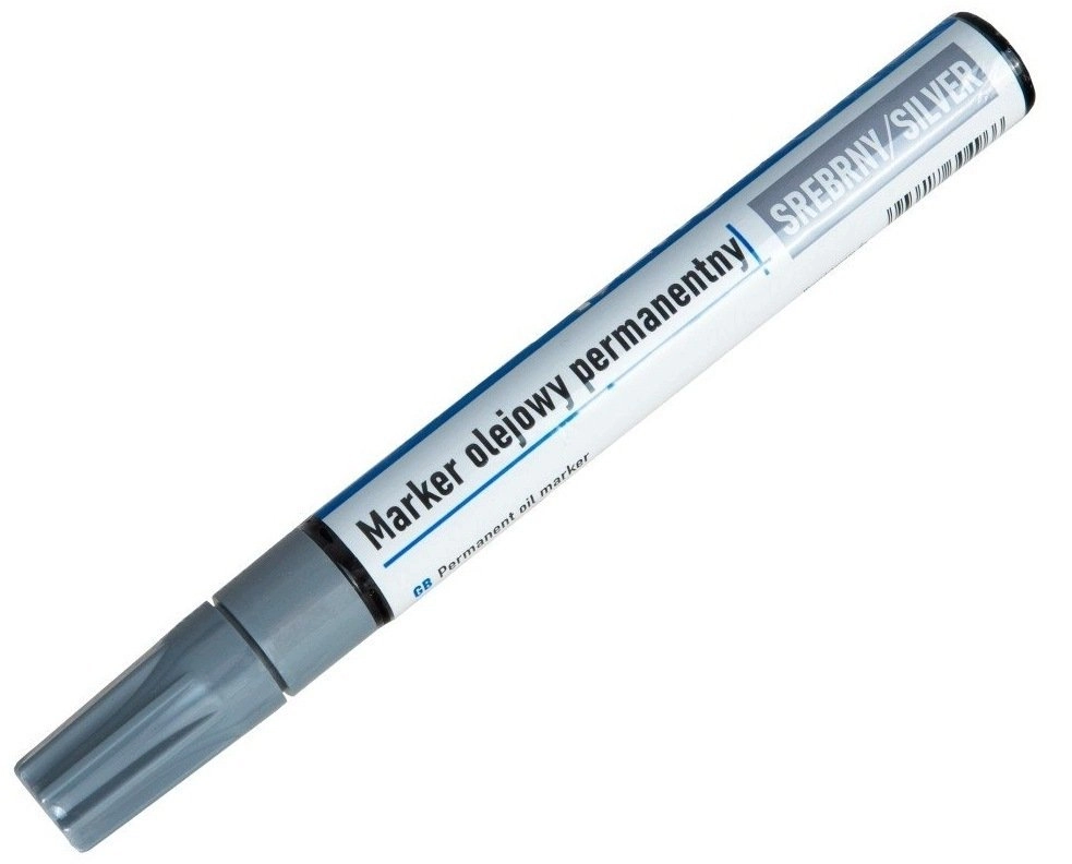 Geko Permanent silver oil marker –