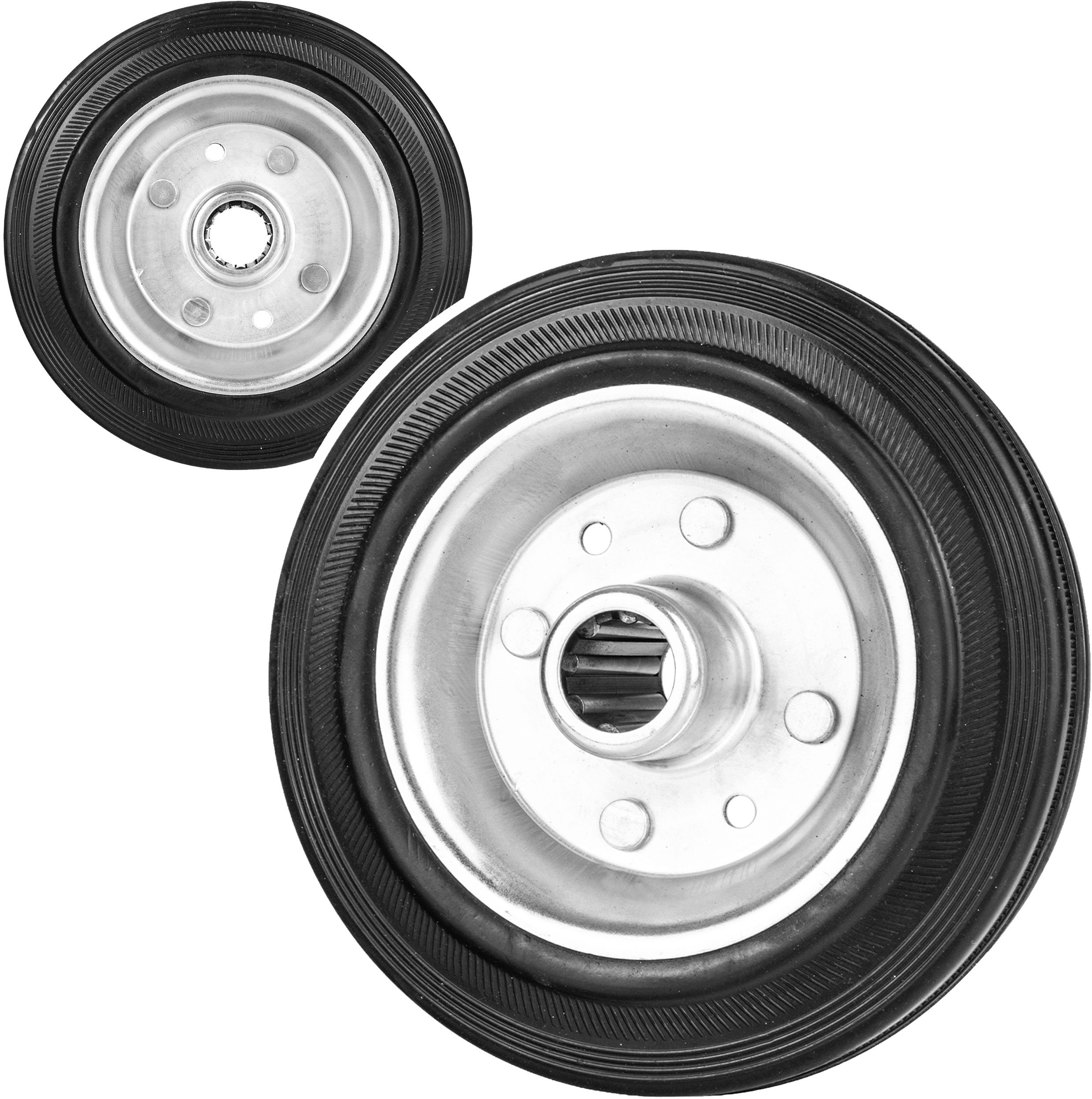 Geko Steel-rubber wheel 160mm 130kg (26)