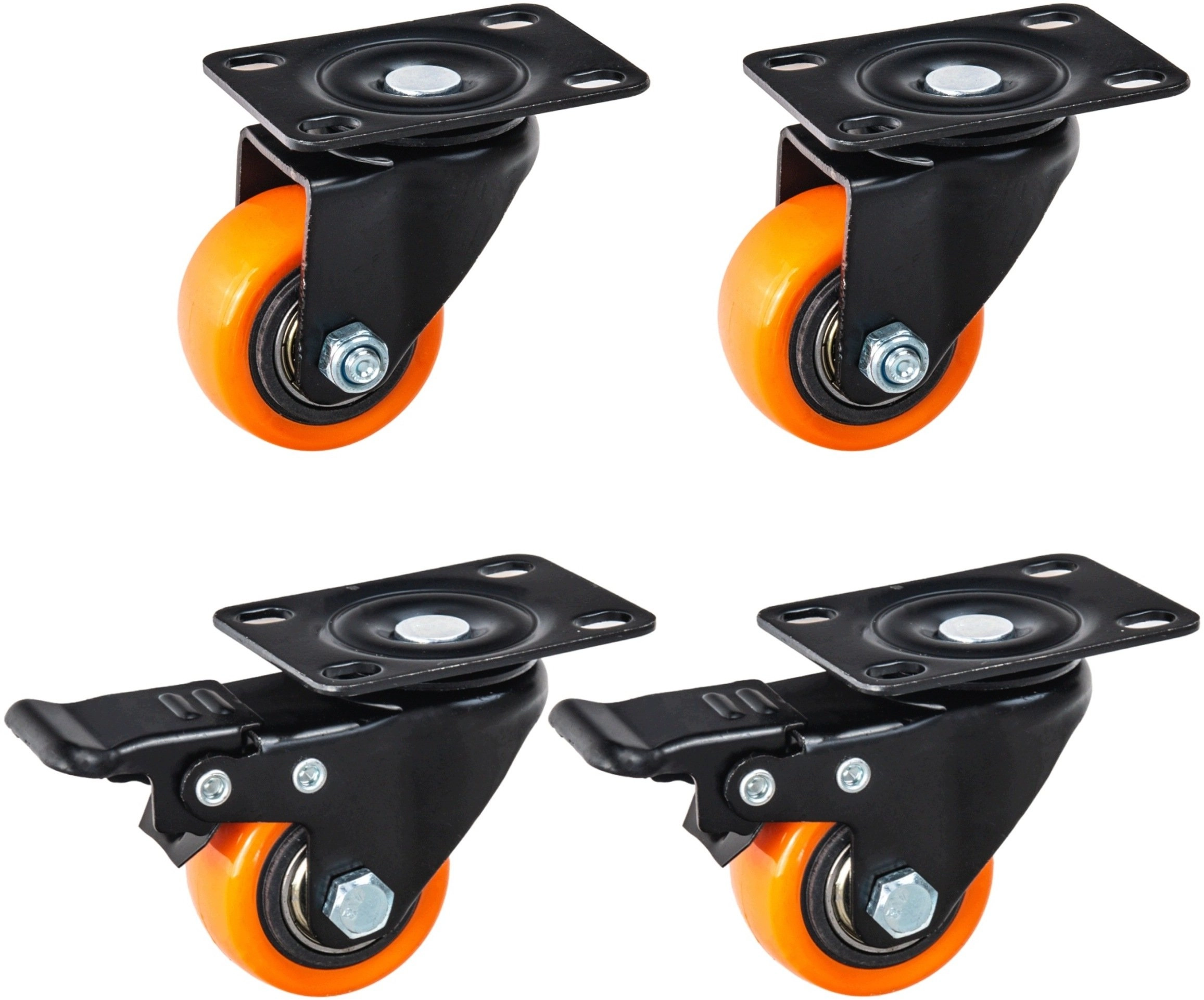 Geko Set of 4 swivel casters