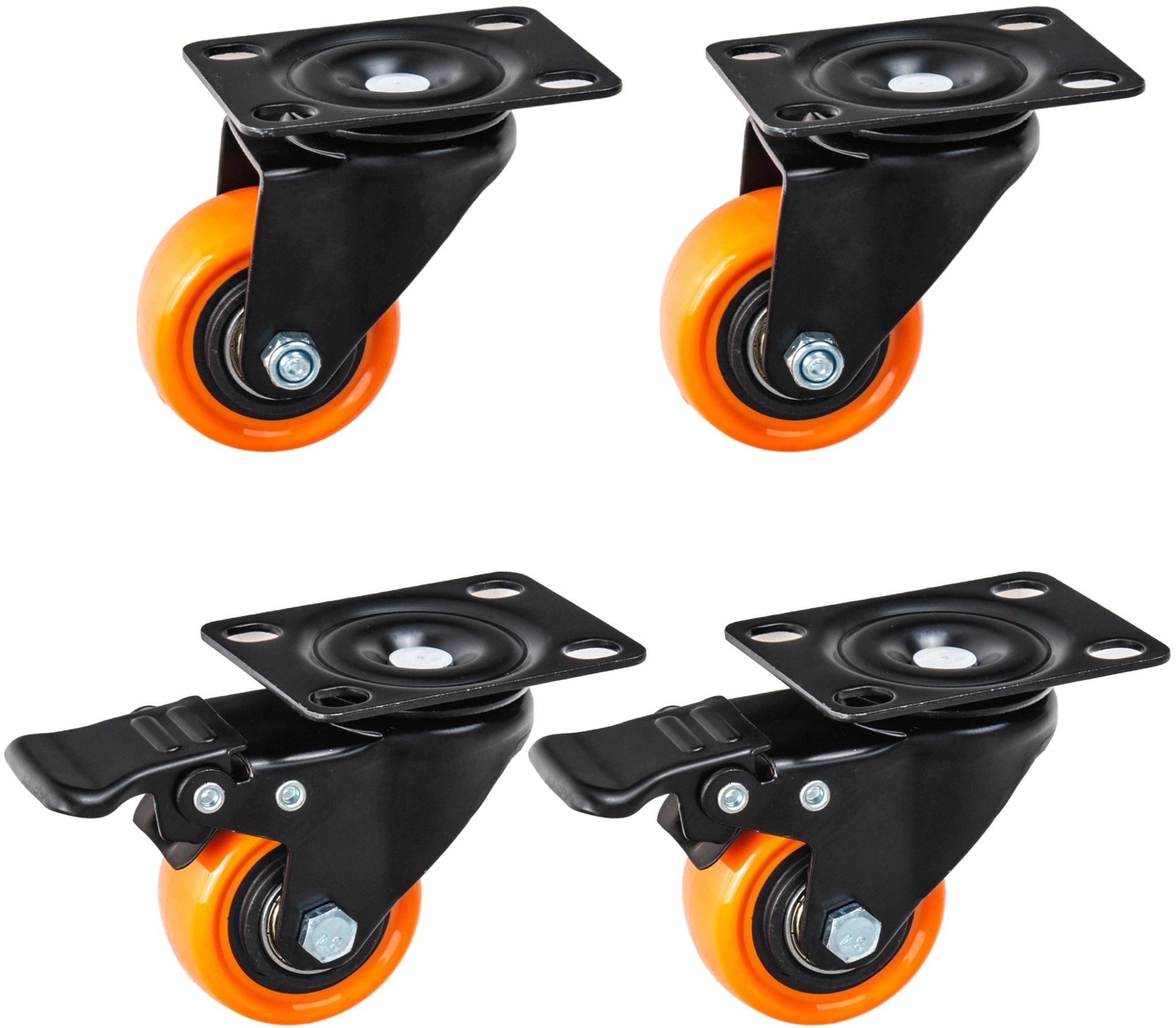 Geko Set of 4 swivel casters