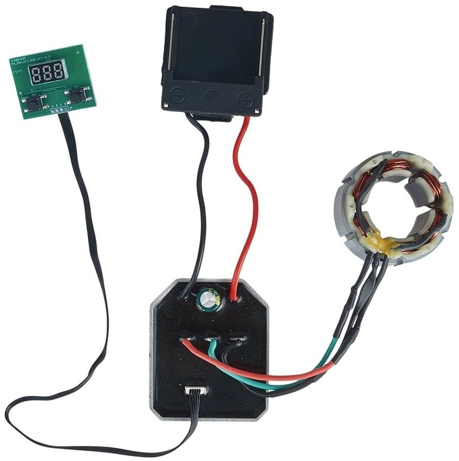 Geko PCB (electronics assembly) + motor