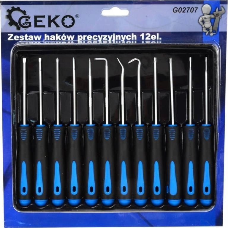 Geko ZESTAW HAKÓW PRECYZYJNYCH 12EL.(48)