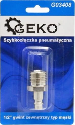 Geko SZYBKOZŁĄCZKA PNEUMATYCZNA TYP MĘSKI 1/2&quot