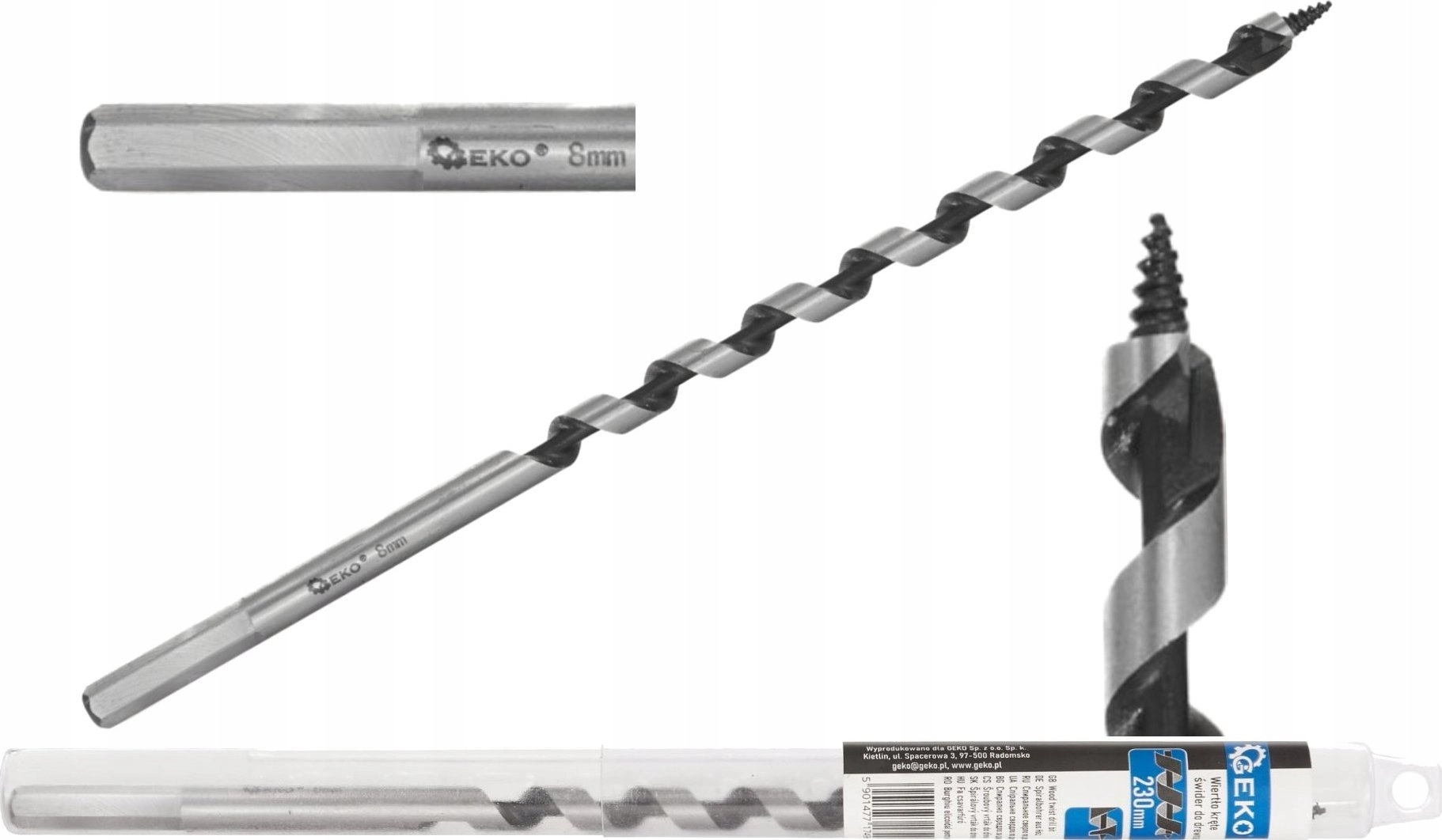 Geko drill Twist drill – wood