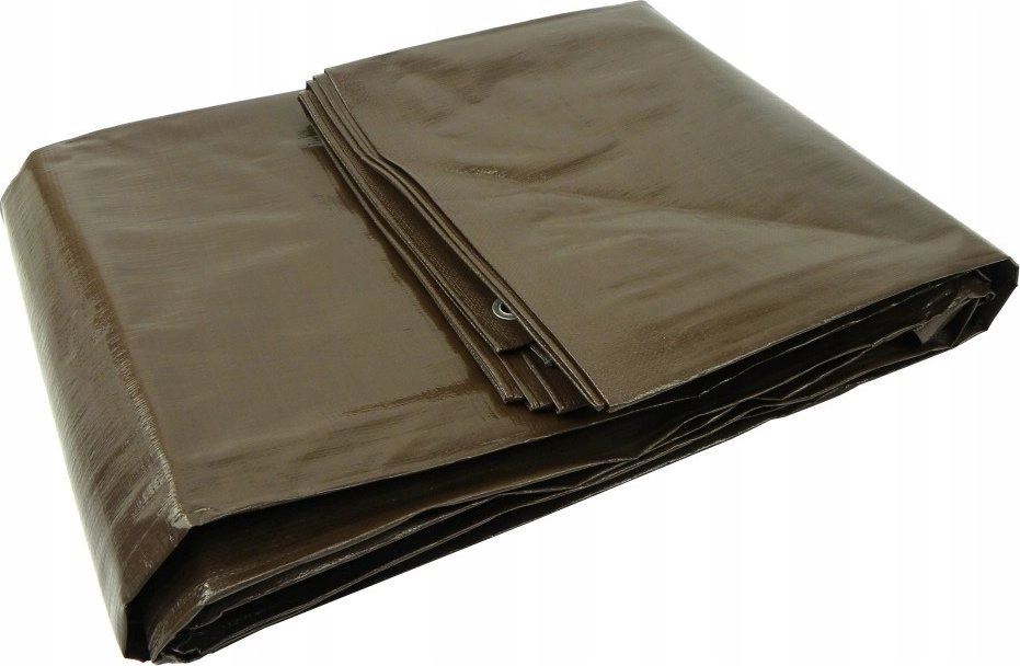 Plandeka Geko Plandeka 6x12m extra thick/brown