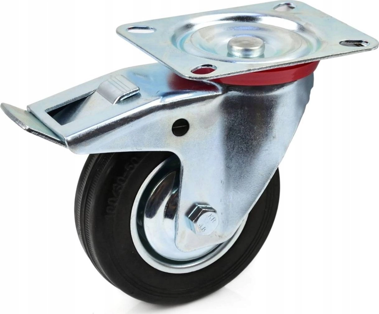 Geko Swivel wheel with brake 200mm