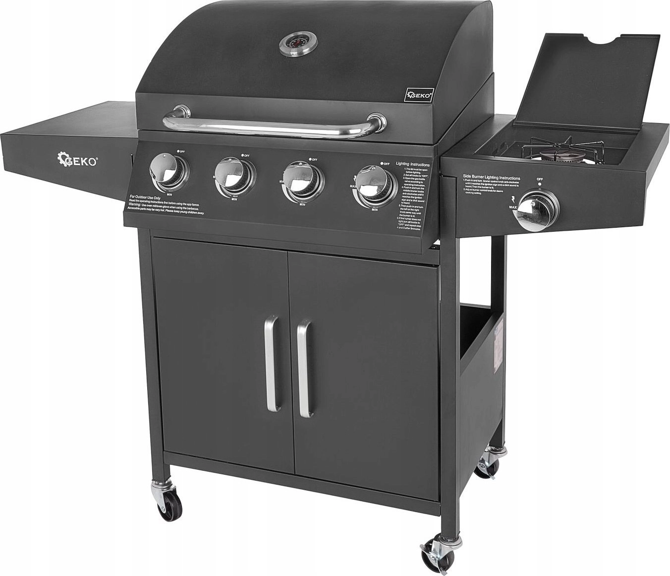 Geko G80516 Gas Garden Grill 14