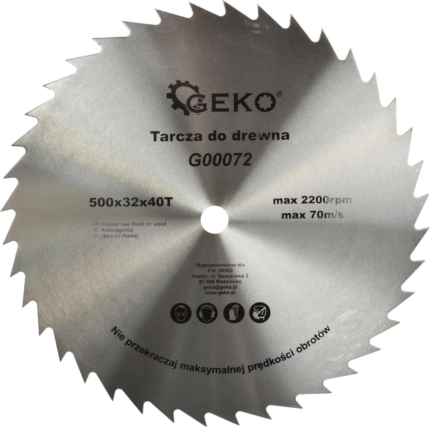 Geko wood disc 500x32x40T*3 (G00072) aw_26588