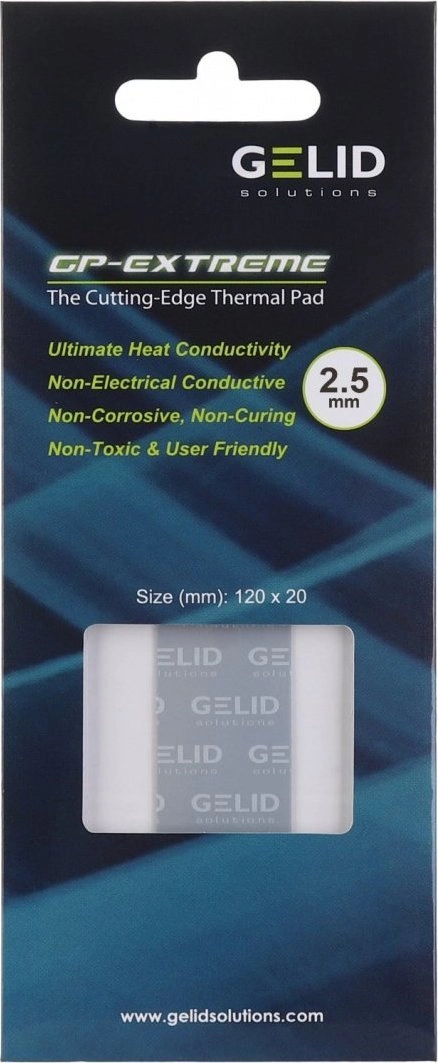 Gelid Extreme thermalpad 120x20x2.5mm TP-GP05-F