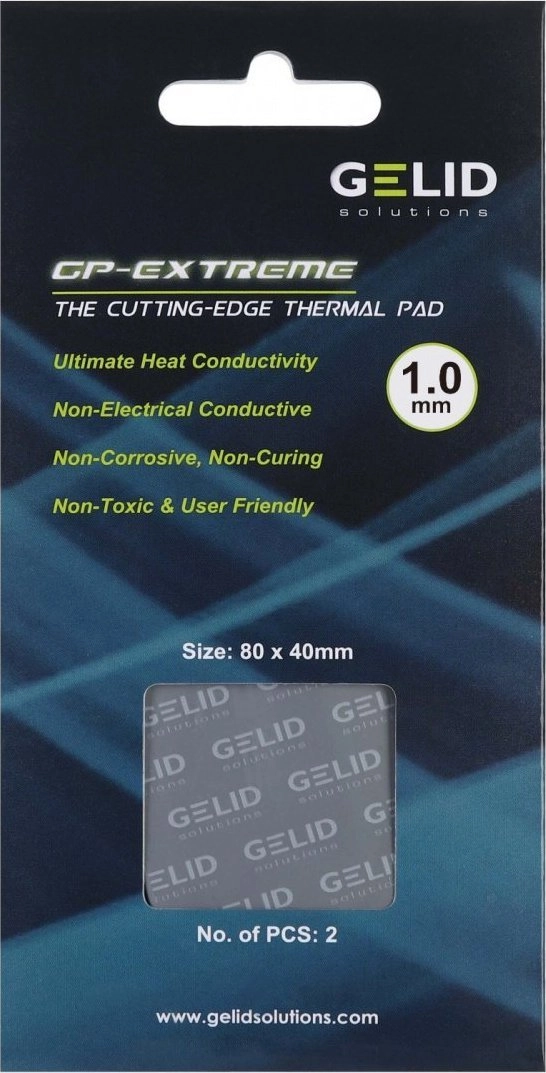 Gelid Gelid Extreme thermalpad 80x40x1.0mm