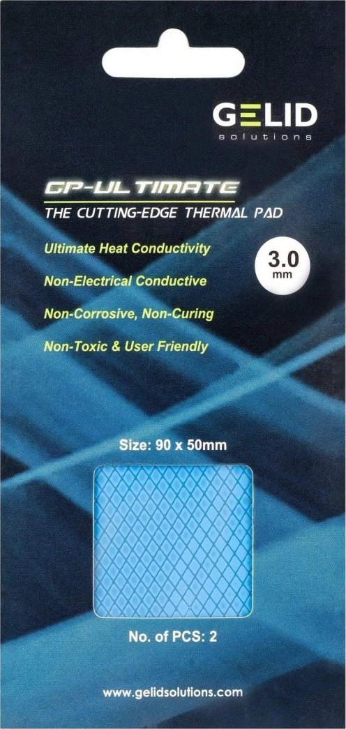 Gelid GP-Ultimate thermalpad 90x50x3mm 2pcs (