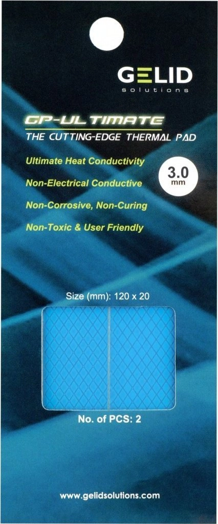 Gelid Gelid GP-Ultimate thermalpad 120x20x3mm 2pcs