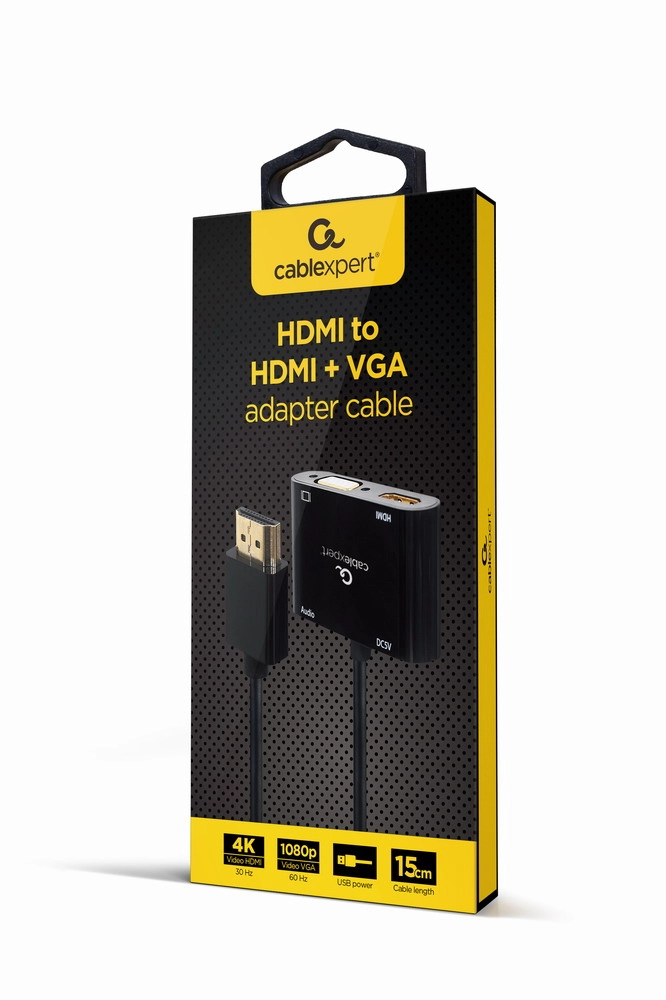 Gembird A-HDMIM-HDMIFVGAF-01 interface cards/adapter HDMI VGA