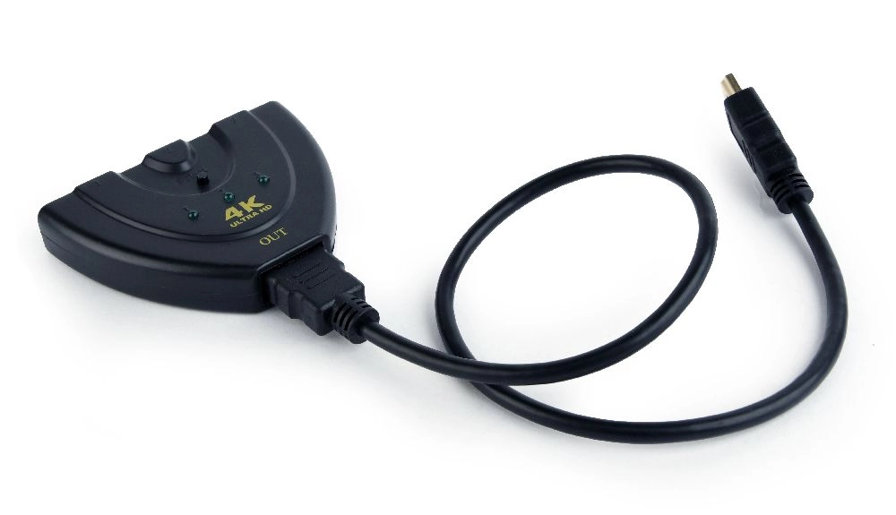 Gembird DSW-HDMI-35 interface hub Black AVGEMHADT000003