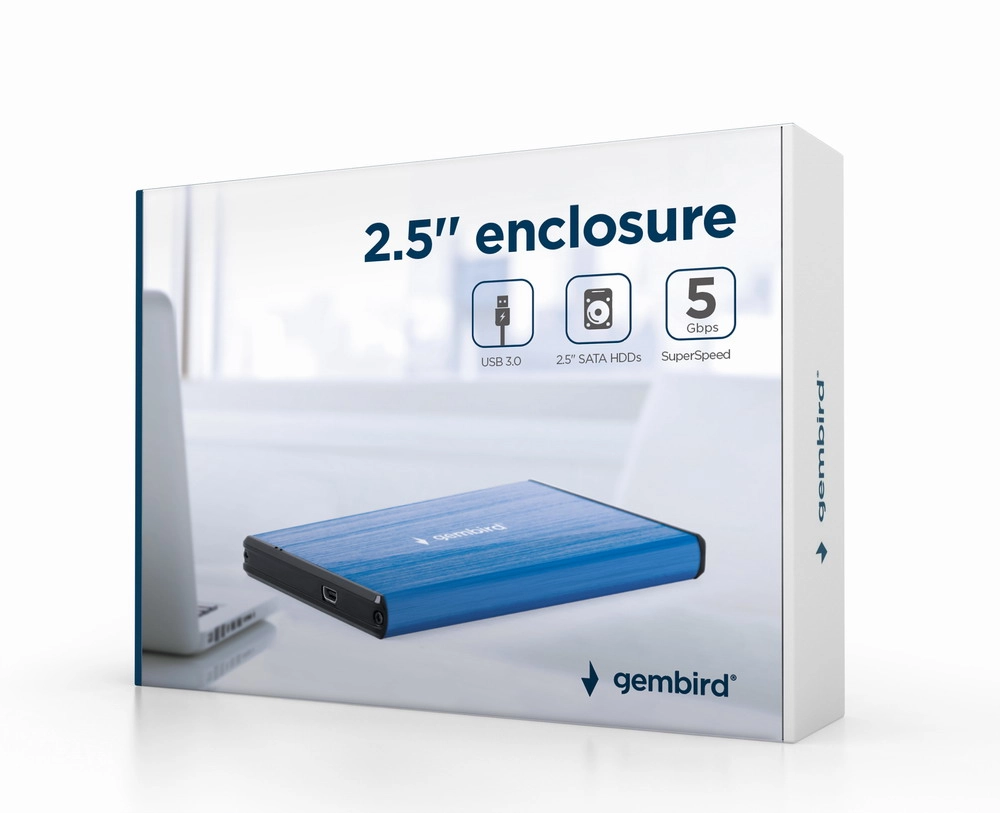 Gembird EE2-U3S-3-DB storage drive enclosure HDD