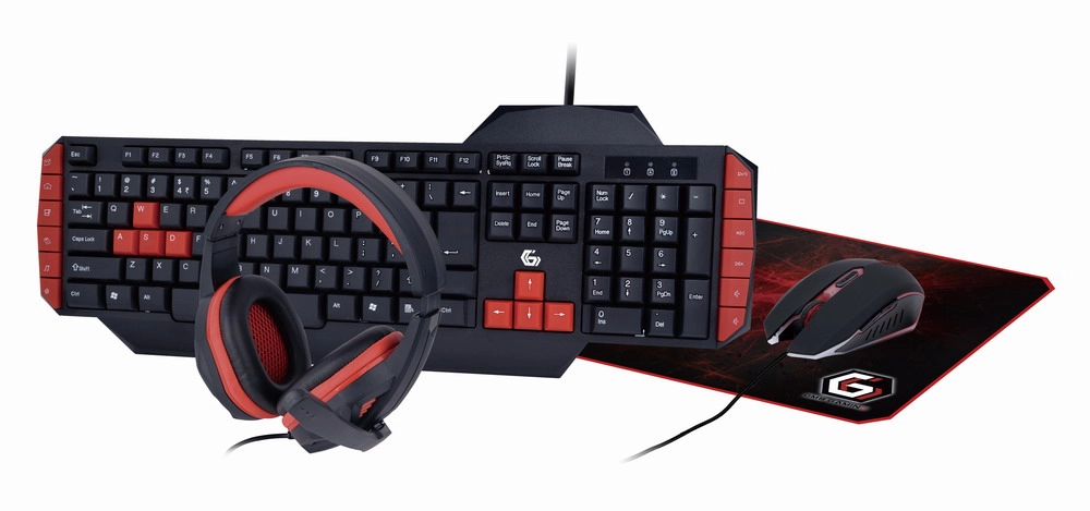 Gembird GGS-UMG4-02 keyboard Mouse included Gaming