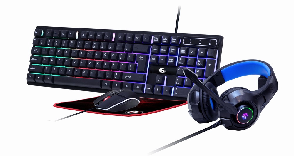 Gembird GGS-UMGL4-02 keyboard Mouse included Gaming