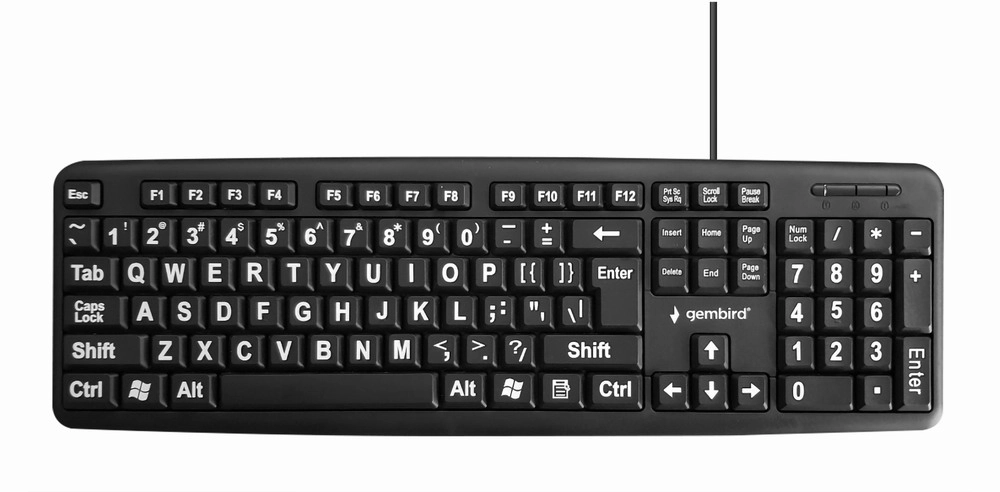 Gembird KB-US-103 keyboard USB QWERTY US