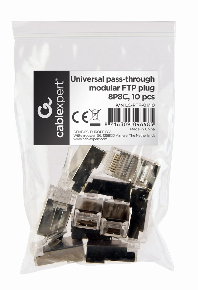 Gembird LC-PTF-01/10 wire connector RJ-45 Brown