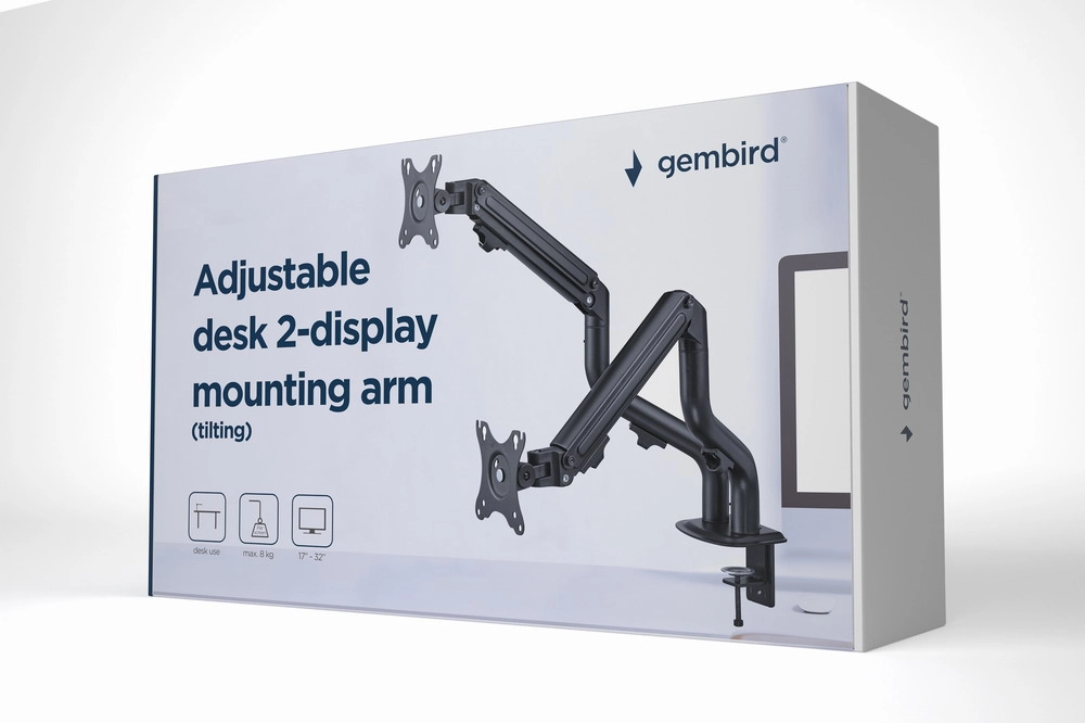 Gembird MA-DA2-02 monitor mount / stand