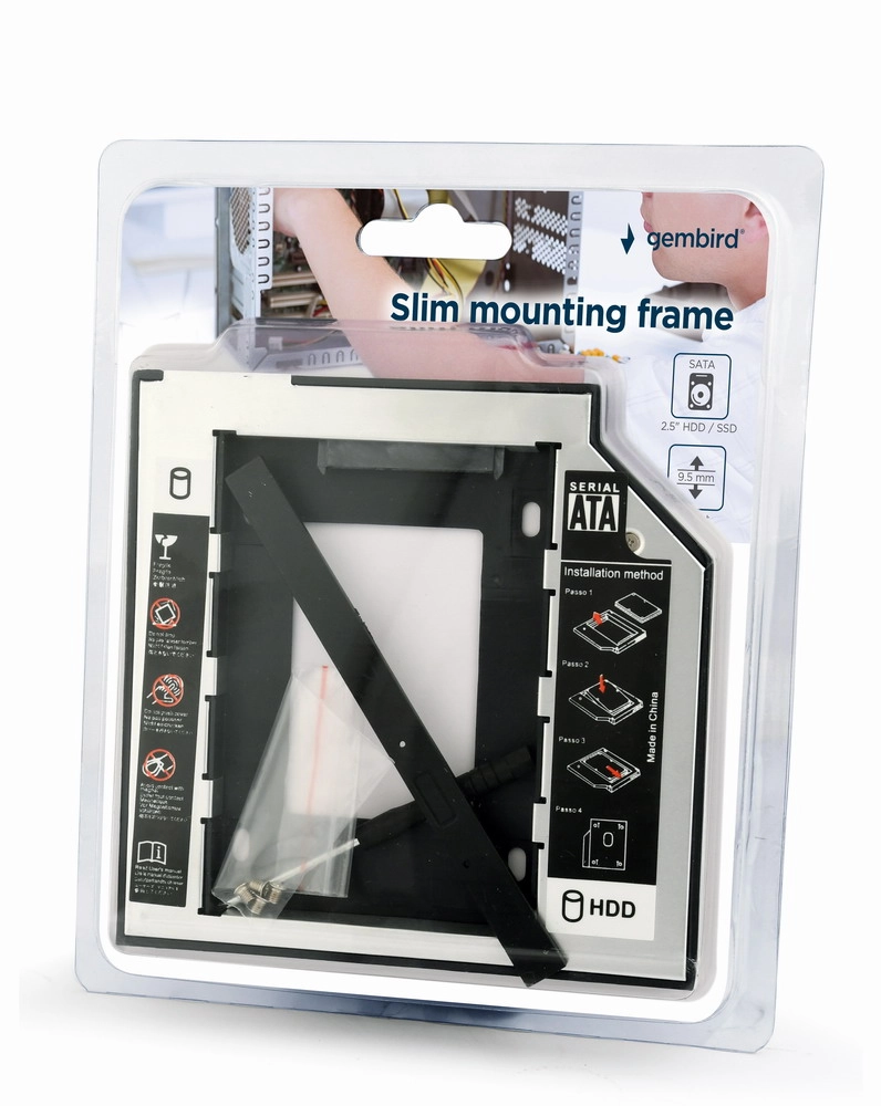 Gembird MF-95-01 drive bay panel 13