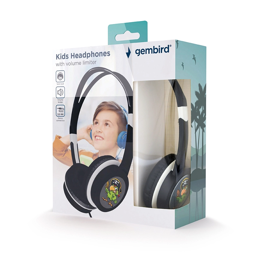 Gembird MHP-JR-BK headphones/headset Wired Head-band Music