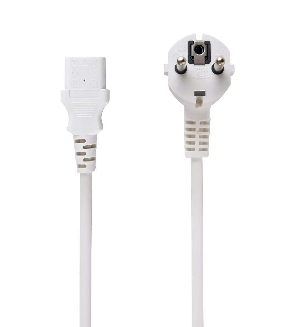 Gembird PC-186W-VDE power cable White 1