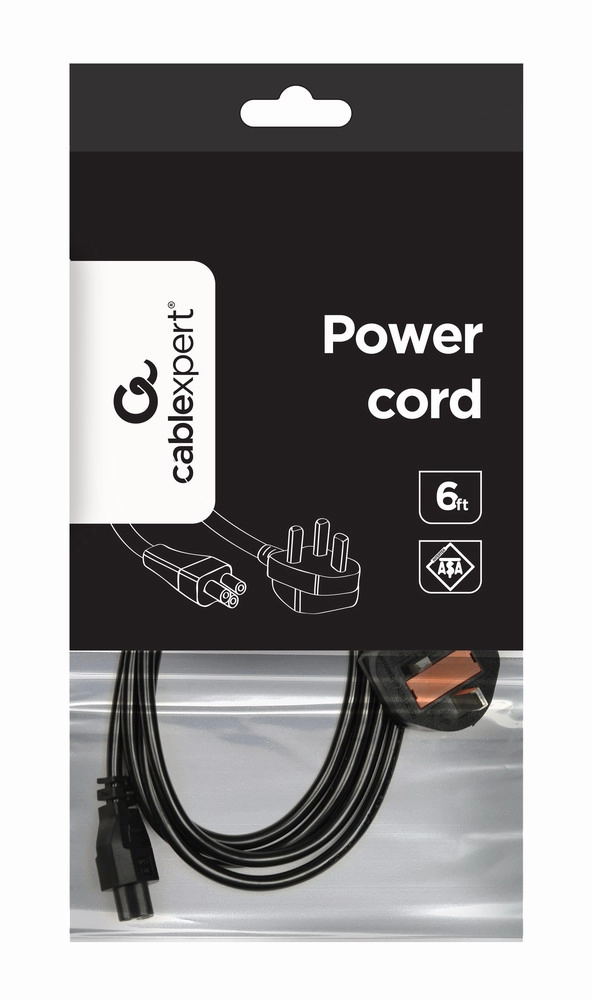 Gembird PC-187-ML12 power cable Black 1