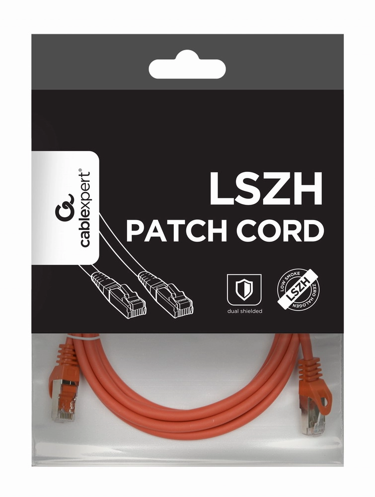 Gembird PP6A-LSZHCU-R-2M networking cable Red Cat6a
