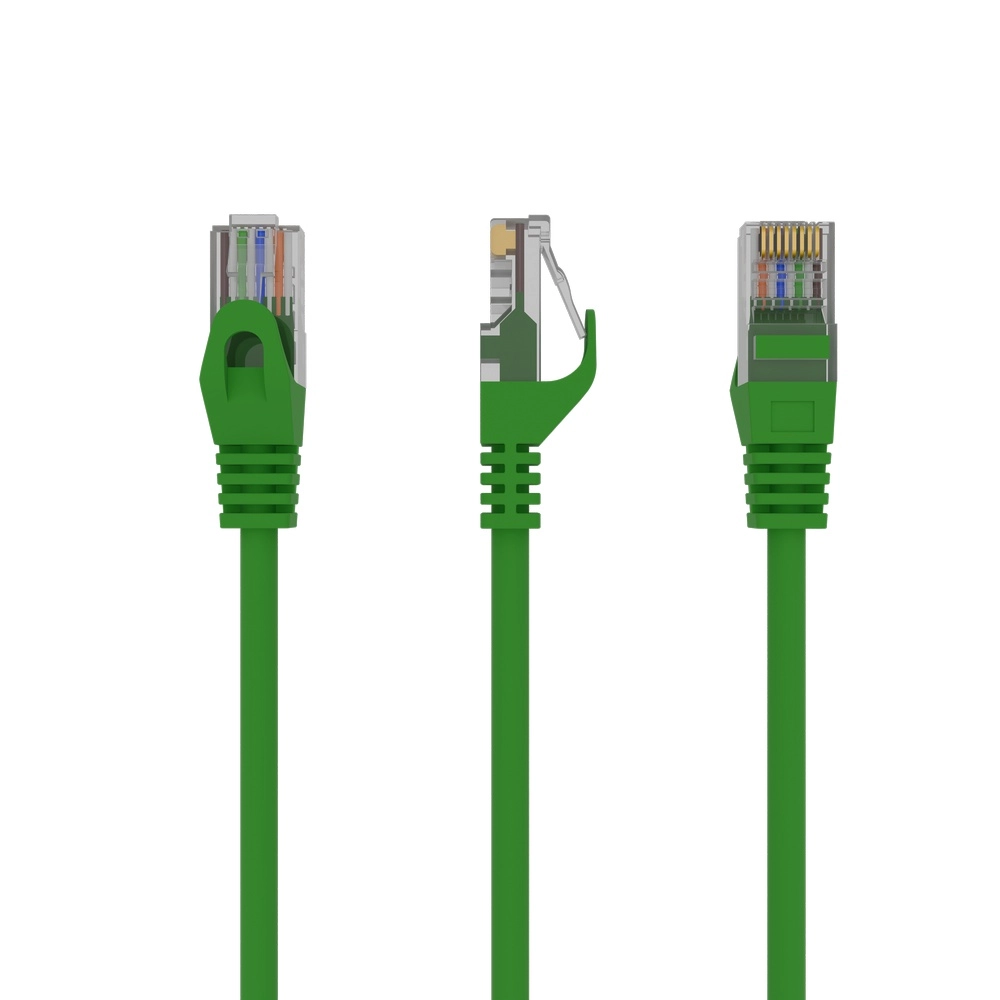 Gembird PP6U-0.25M/G networking cable Green