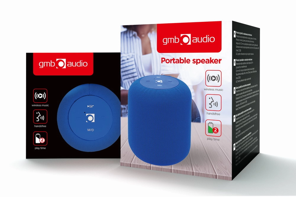 Gembird SPK-BT-15-B portable/party speaker Mono portable