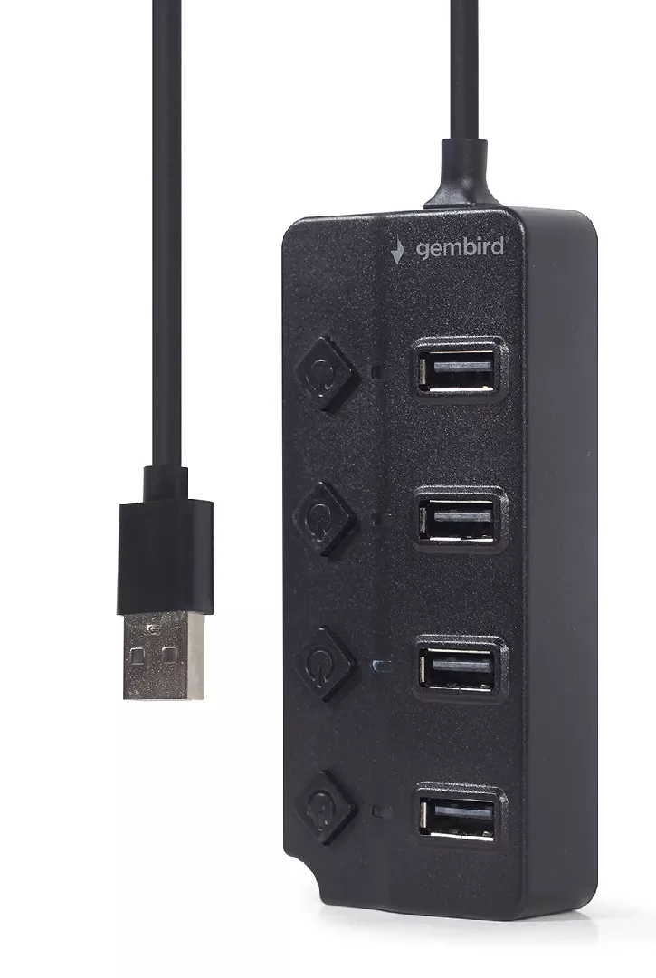 Gembird USB 2.0 powered 4-port
