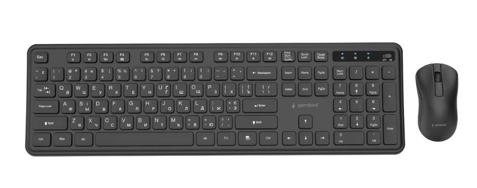 Keyboard and mouse Gembird Desktop set