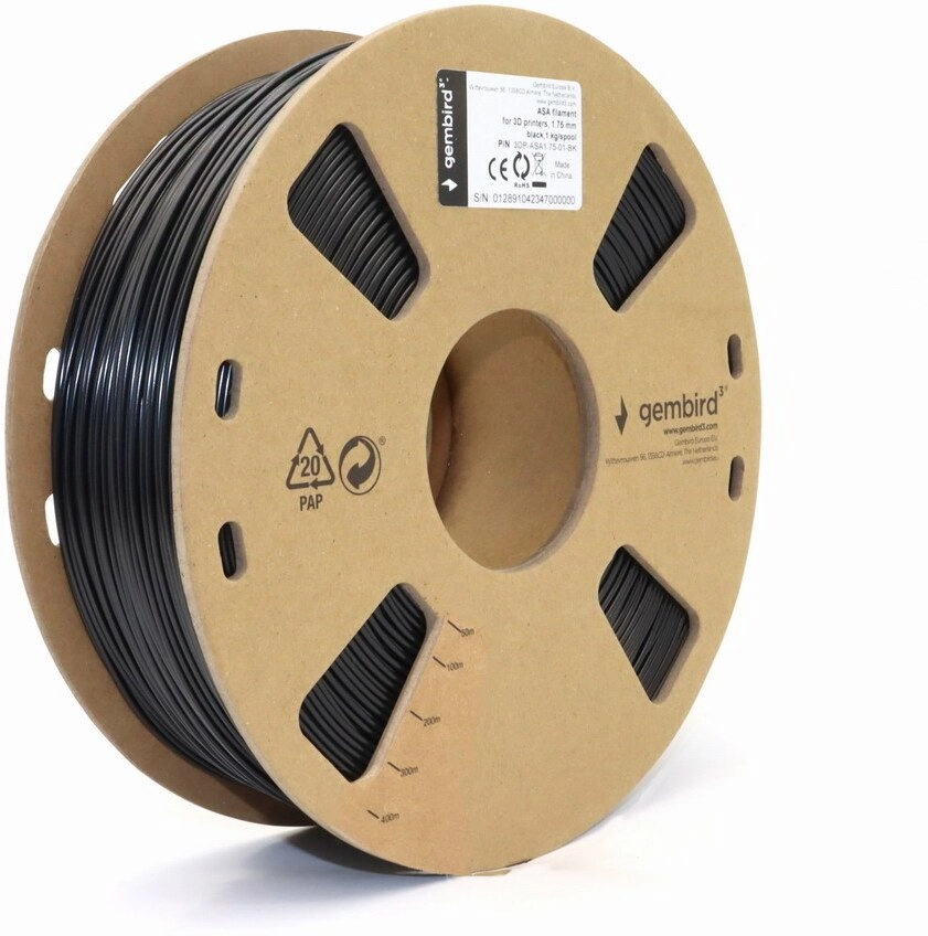 Gembird GEMBIRD Filament ASA black 1