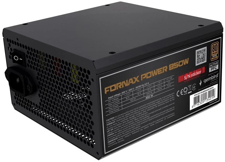 Gembird Fornax Power 850W computer power