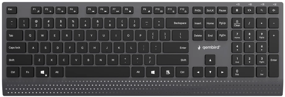 KEYBOARD MULTIMEDIA USB ENG/BLACK KB-MCH-06 GEMBIRD