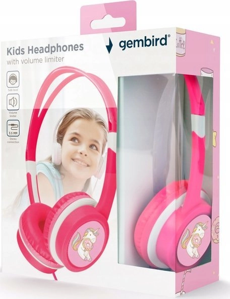 Gembird headphones CHILDREN`S ON-EAR HEADPHONES UNICORN