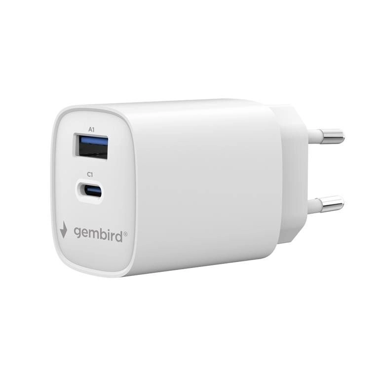 Lādētājs Gembird 2-port 45W USB PD