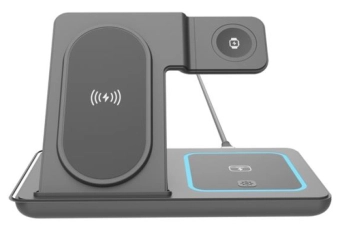 Gembird TA-WPC31A-01-BK 3-in-1 foldable wireless charger