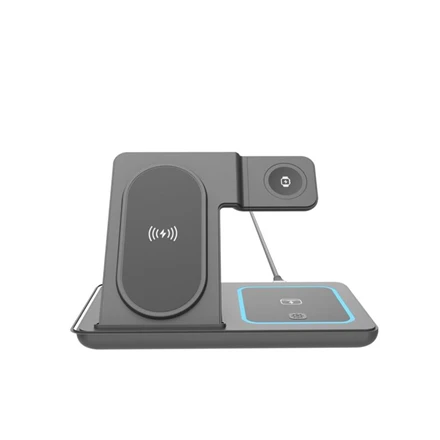 Gembird TA-WPC31A-01-BK 3-in-1 foldable wireless charger