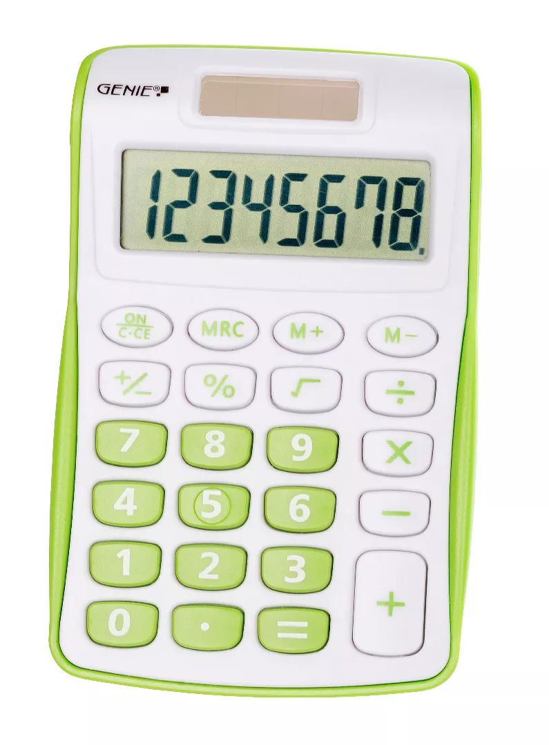 Genie 120 G calculator Pocket Display