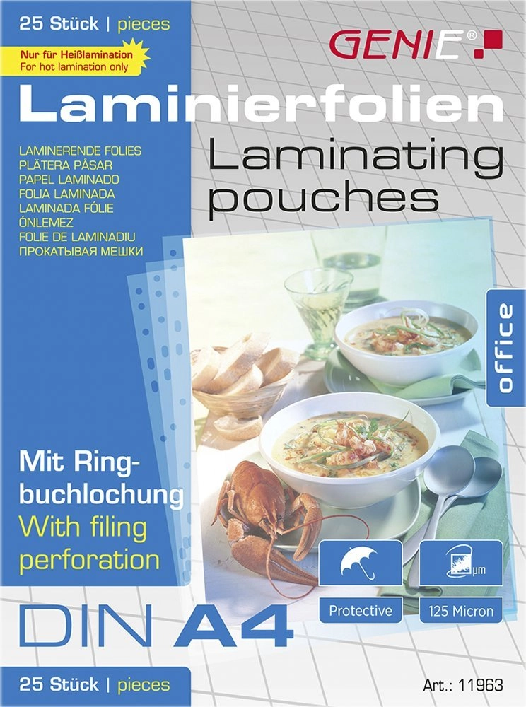 Genie GENIE laminating pouches 25 A4