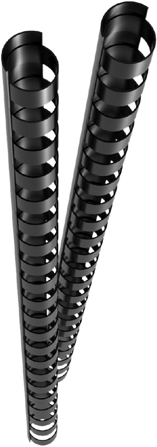 GENIE spiral binding spines 10mm black