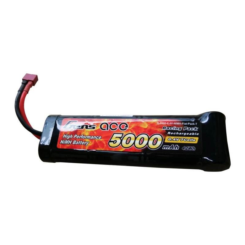 Gens ace B-5000-8.4V-NIMH-Flat-Pack-T Radio-Controlled (RC)