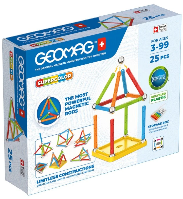 Geomag Supercolor Magnetic Building Set 25