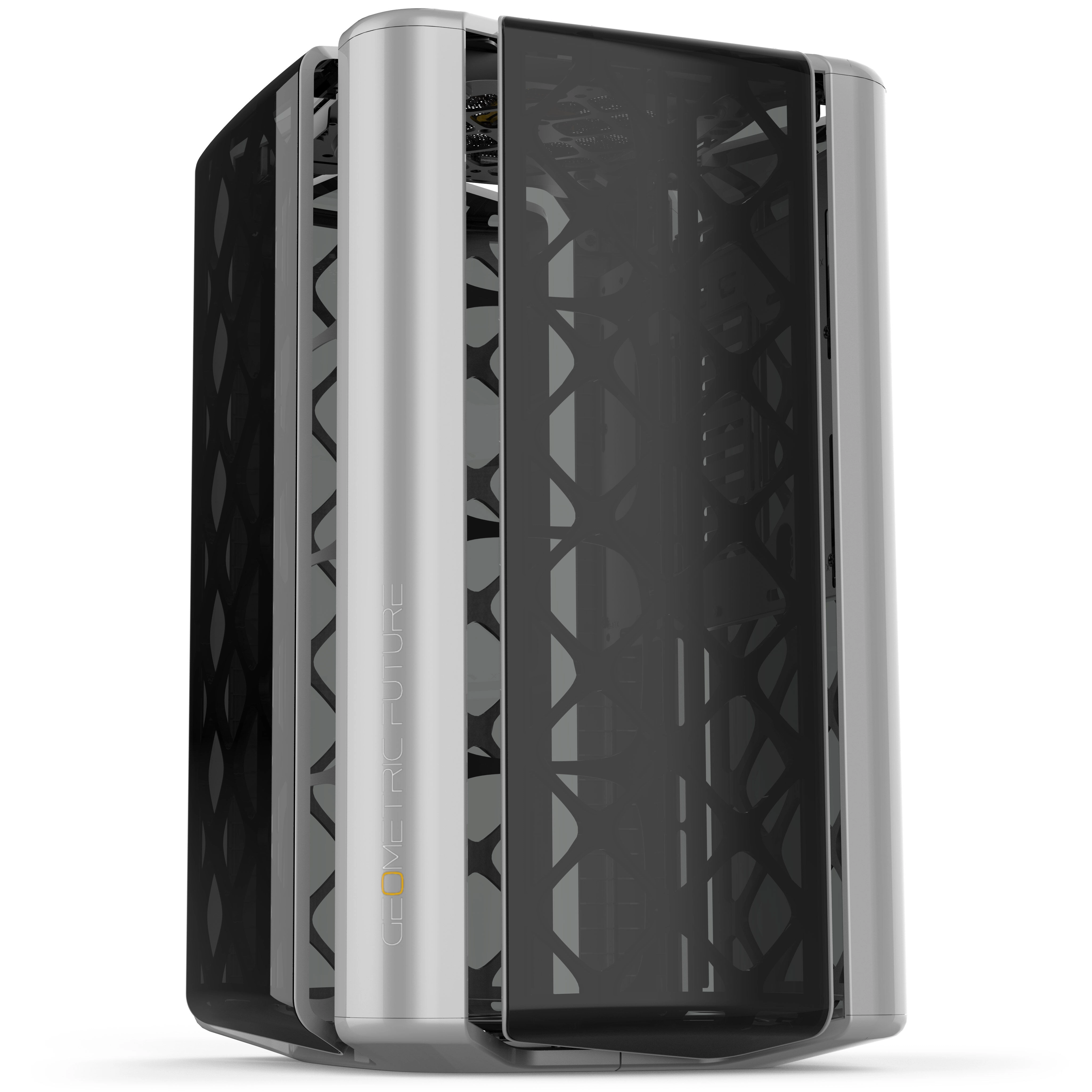 Geometric Future M2 THE ARK Case TG — pelēks (GEO-M2-GG)