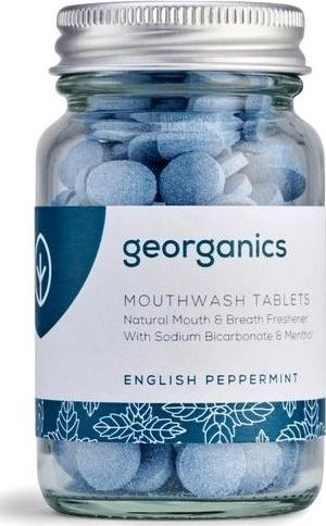 Georganics Natural oral rinse tablets Peppermint
